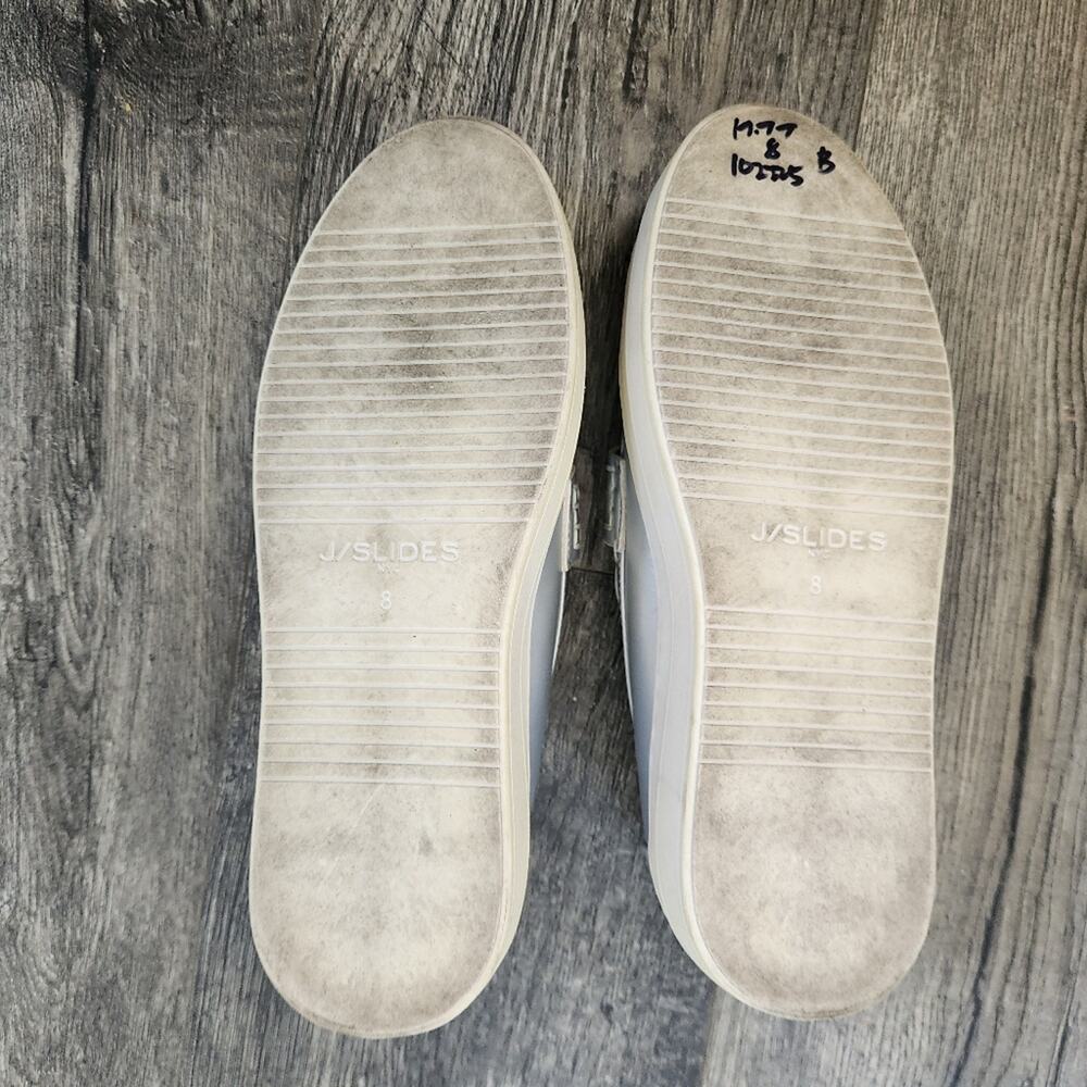 J Slides Silver Loafers - image 5